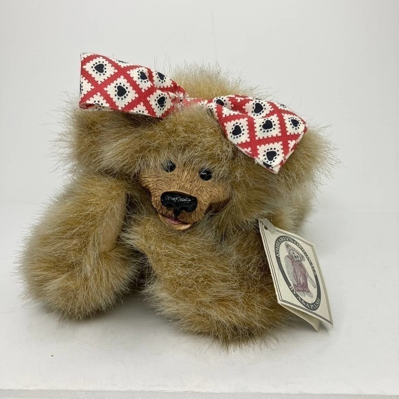 KIMBEARLYS Originals Chelsea Bear Jointed 12" Plush Resin Face Collectible 19023 - Picture 2 of 16